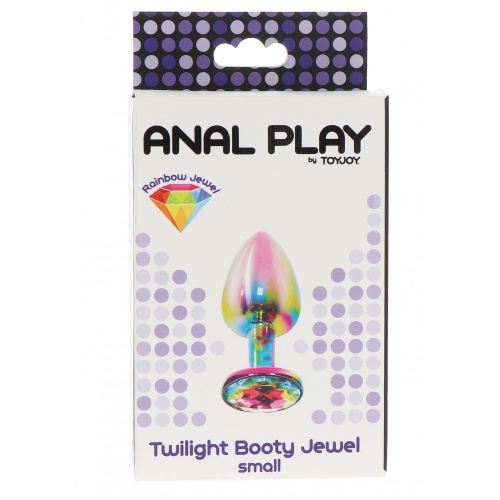 Анальная пробка с кристалом Toy Joy Small - sex-shop.ua