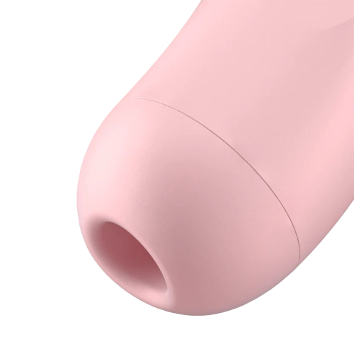 Вакуумный клиторальный смарт стимулятор с вибрацией Satisfyer Curvy 2+ - sex-shop.ua